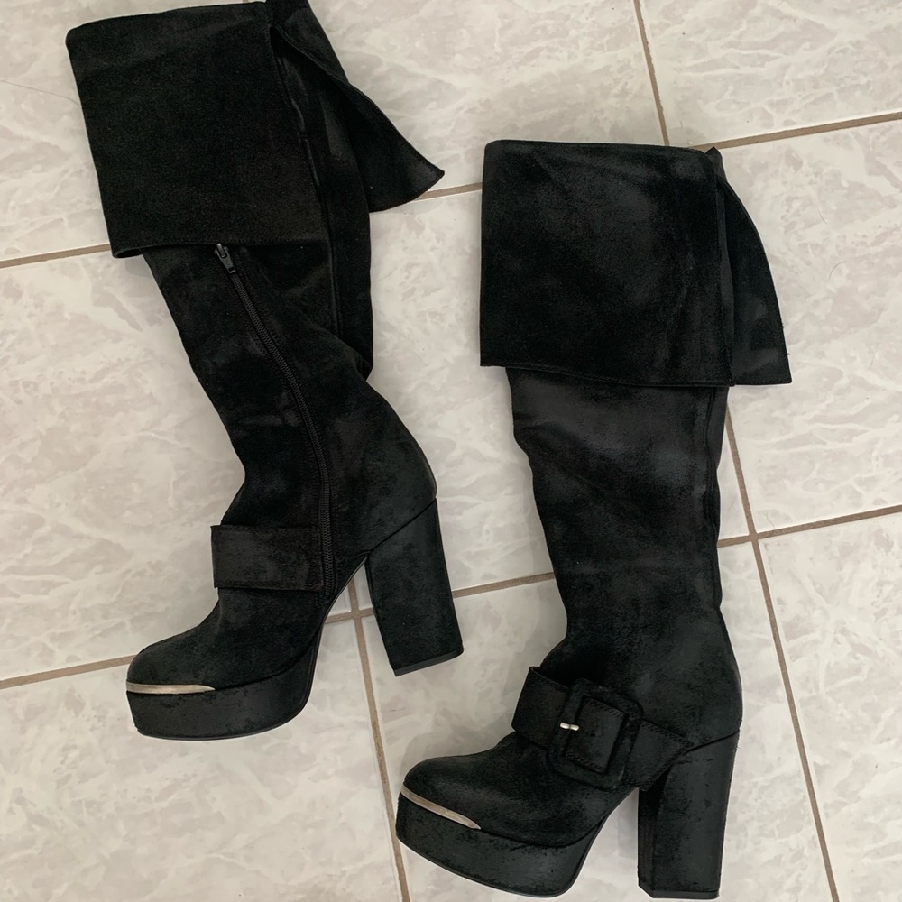 Free People Sixtyseven boots Black suede 38